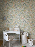 Galerie Wallcoverings Green Resan Kids wallpaper sample A4 - British product