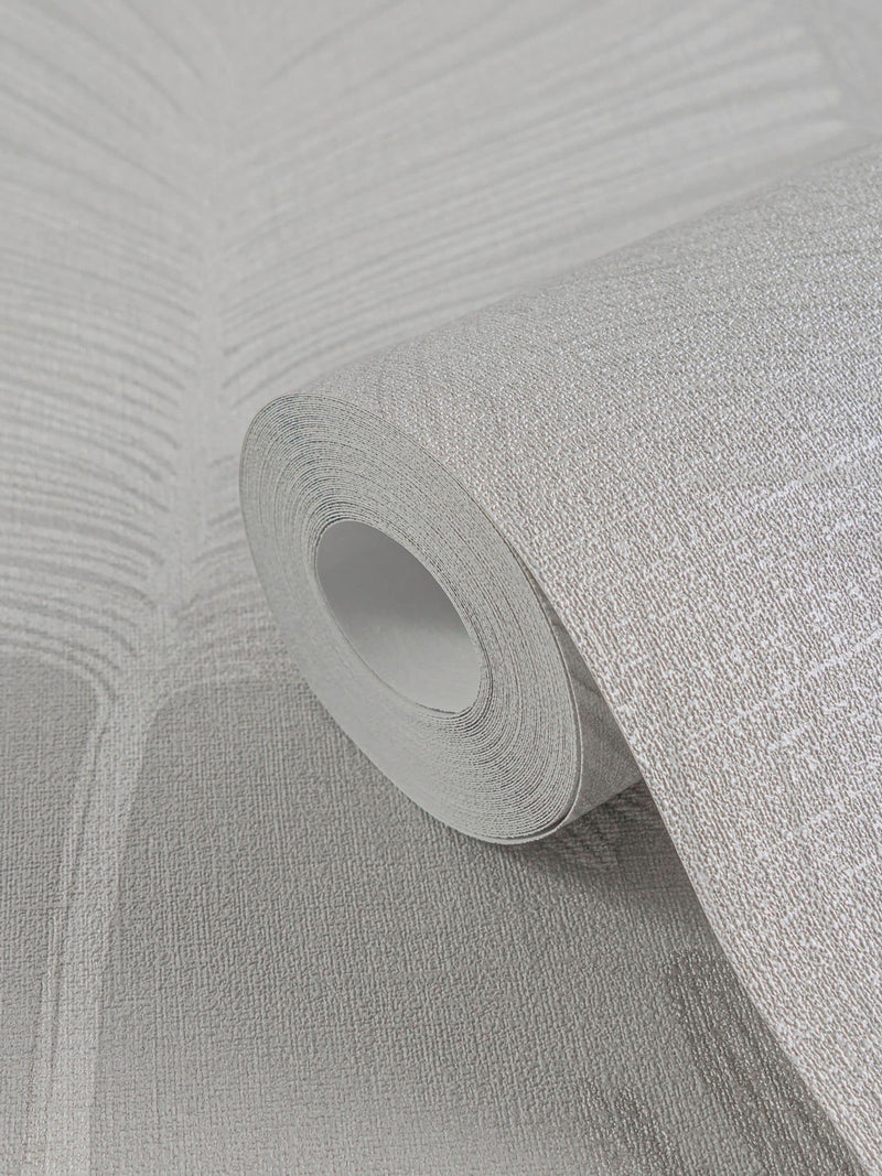 Galerie wallpaper sample grey horizon tree leaf A4 - British product
