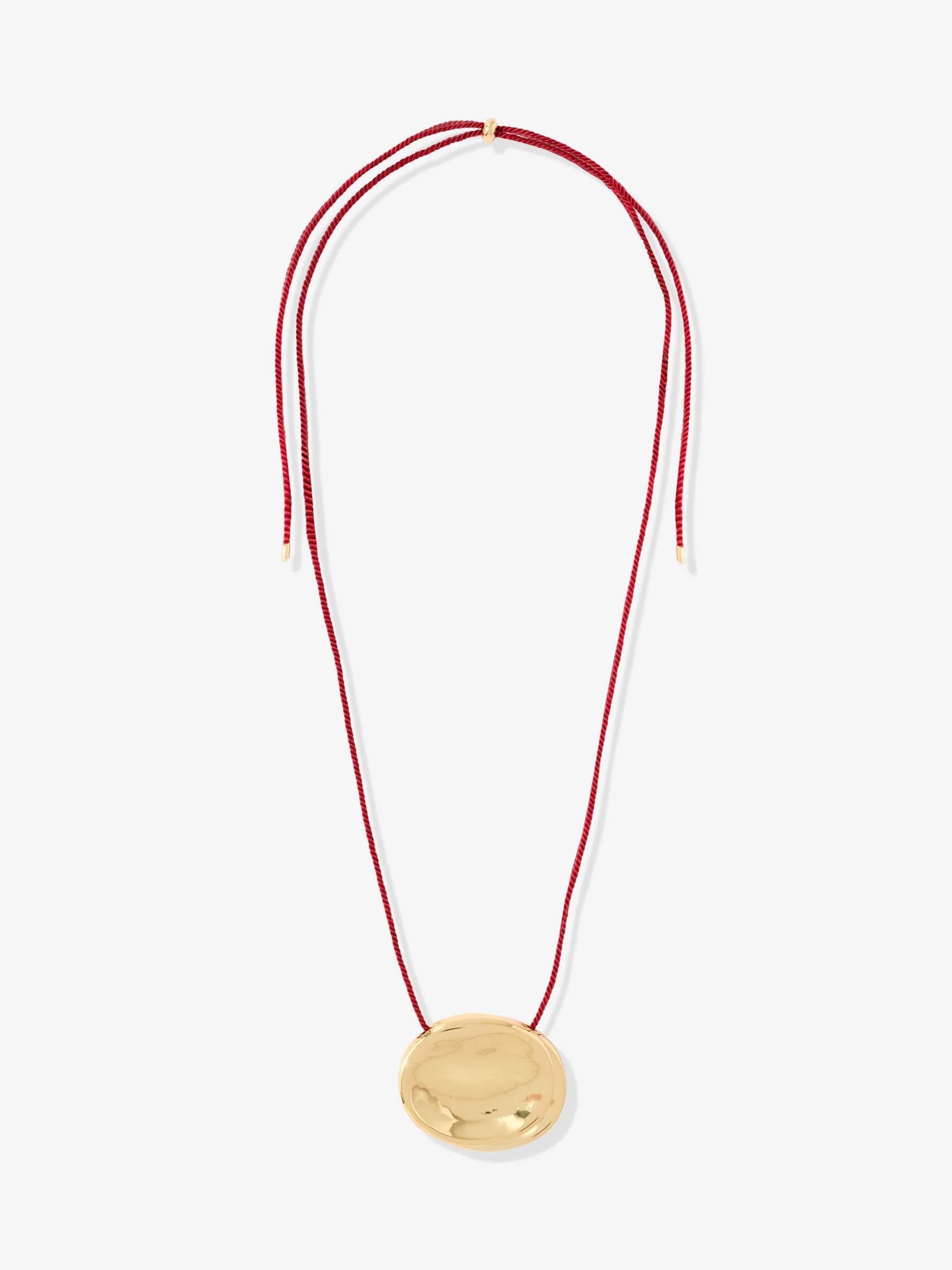 Mint Velvet gold tone stud rope necklace (British brand)