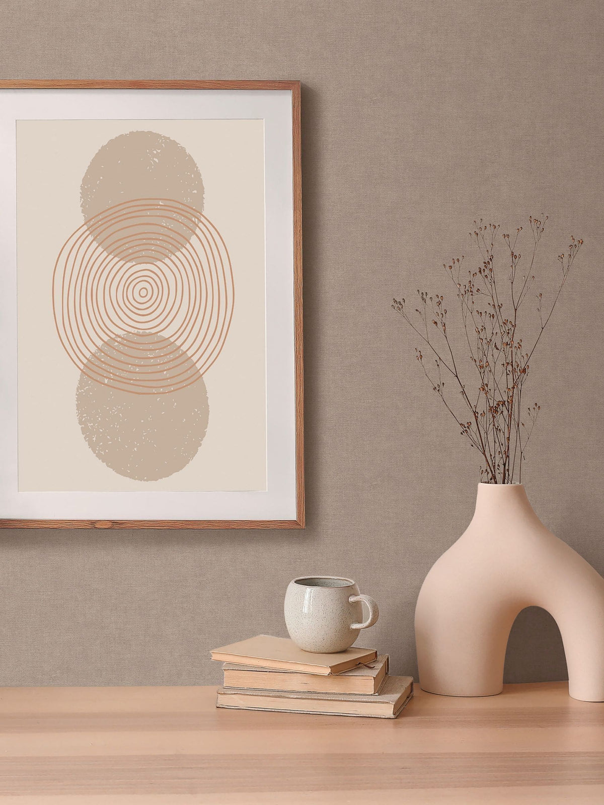 Galerie Wallcoverings Pink Horizon Plain Texture 10.05M Wallpaper