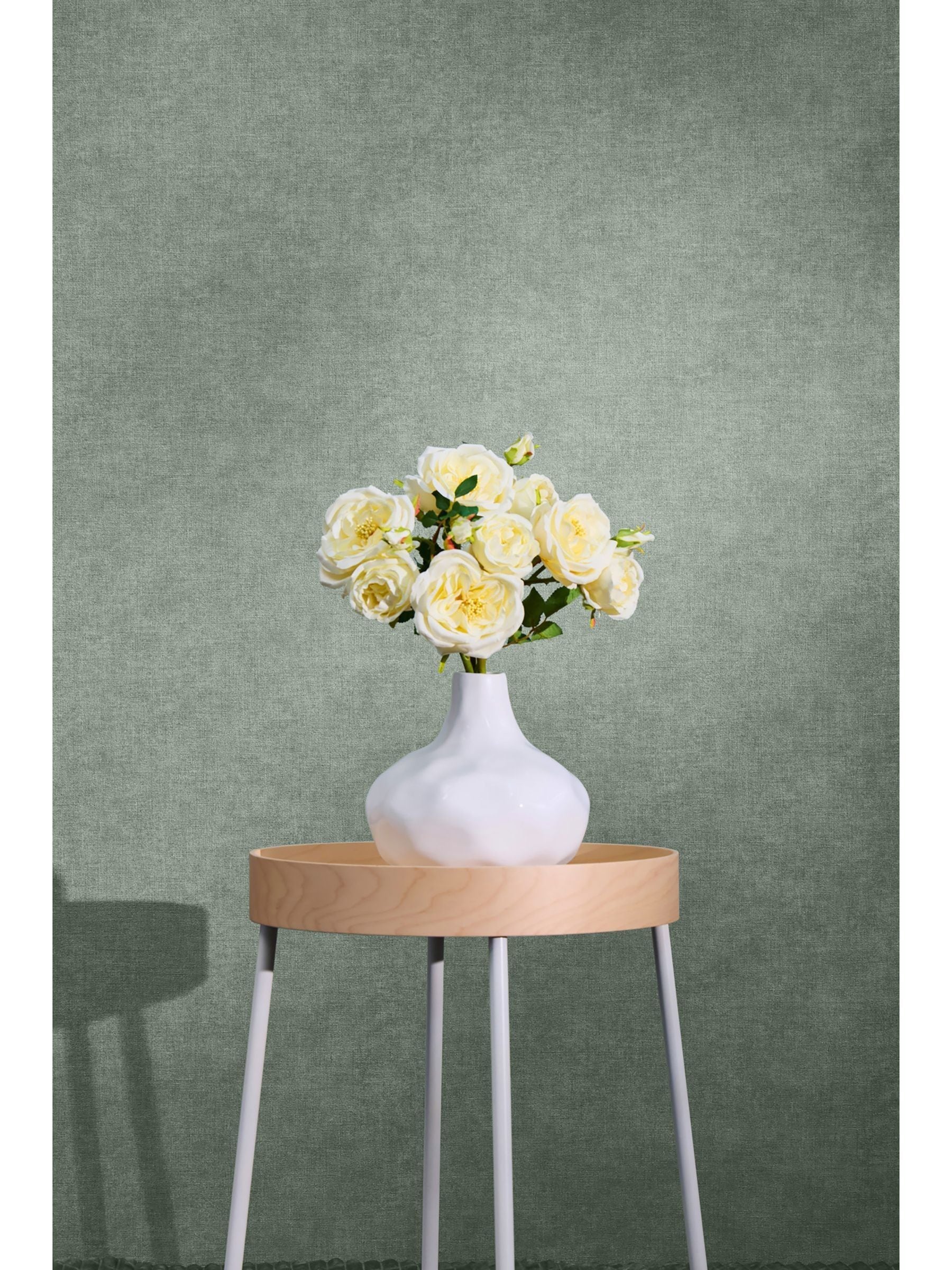 Galerie Green Horizon textured wallpaper 10.05m - British brand