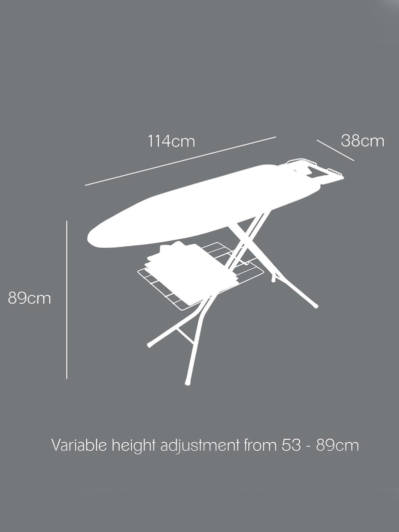 Metaltex Antares ironing board 114x38 cm, imported from the UK