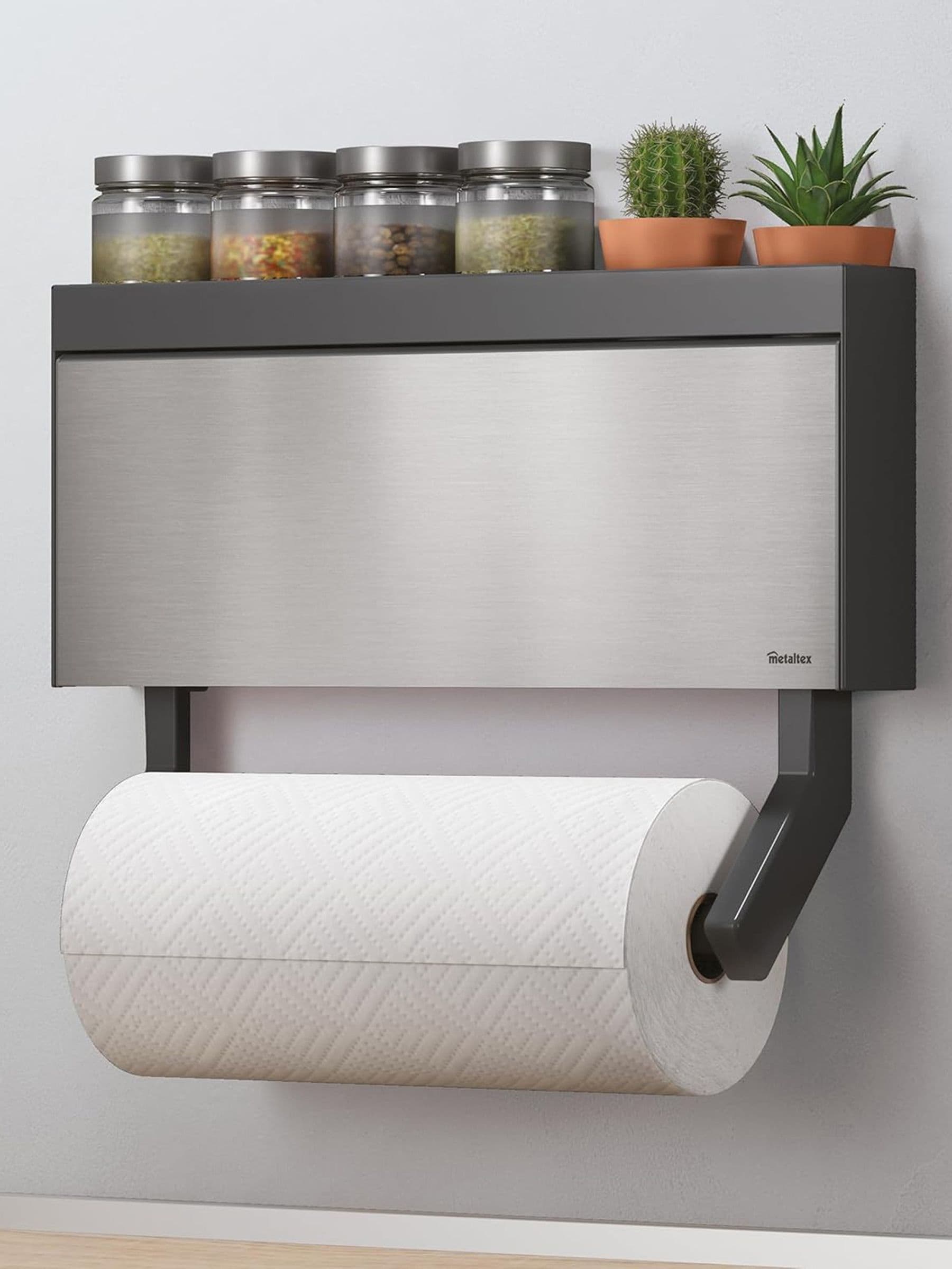 Metaltex Silver Tango kitchen roll holder (British brand)