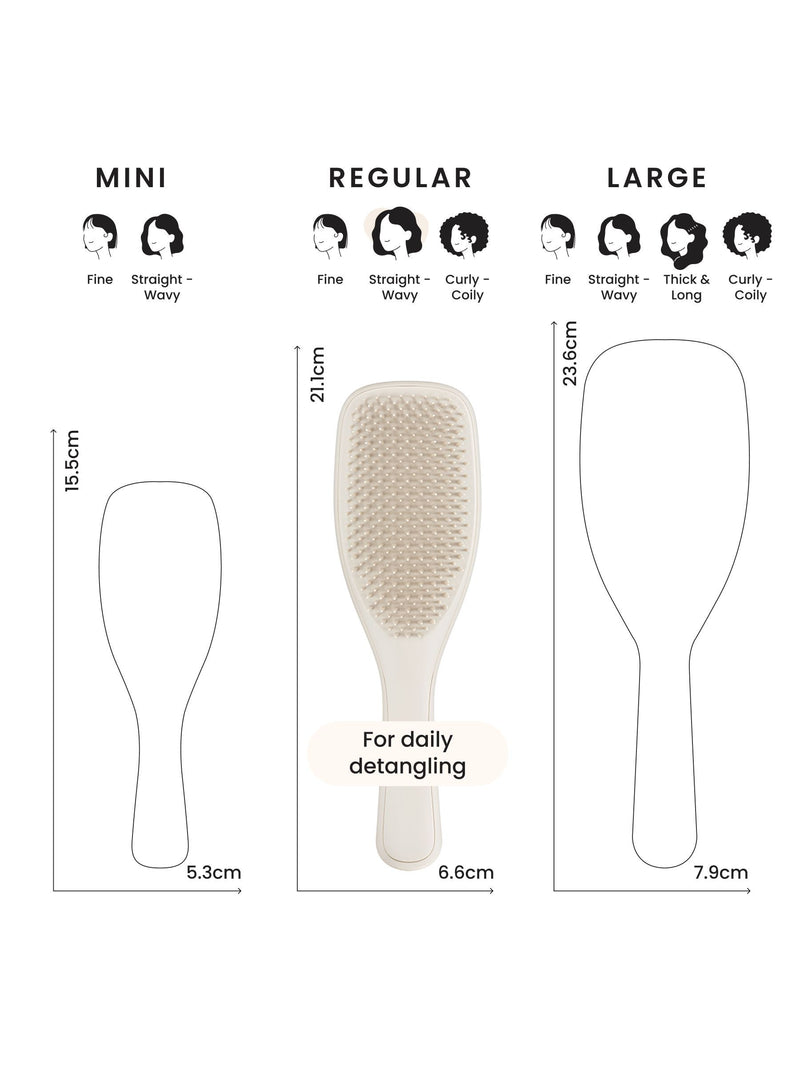 Tangle Teezer Ultimate Detangler hairbrush in Matte Pumice, imported from the UK