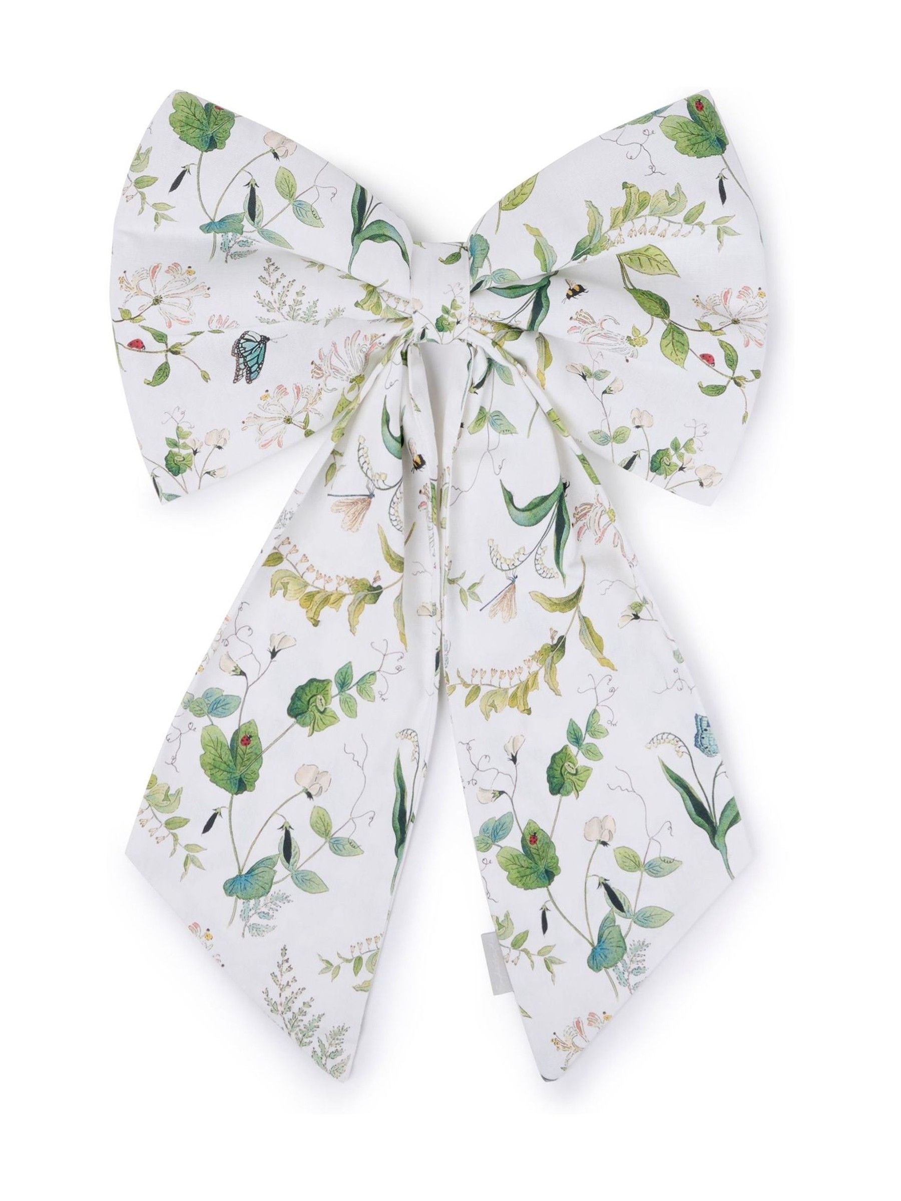 Sophie Allport white wild floral bow - British product