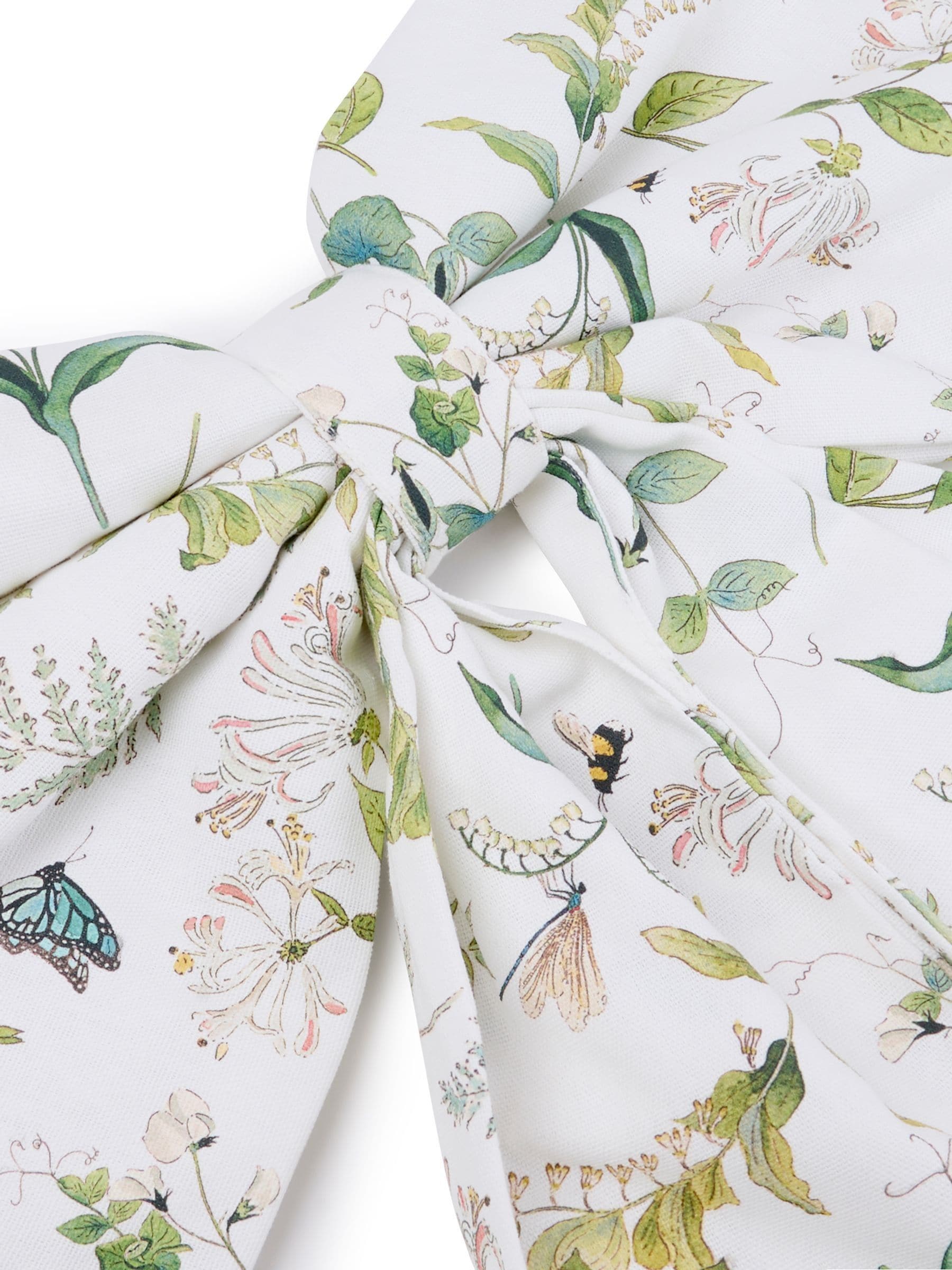 Sophie Allport white wild floral bow - British product