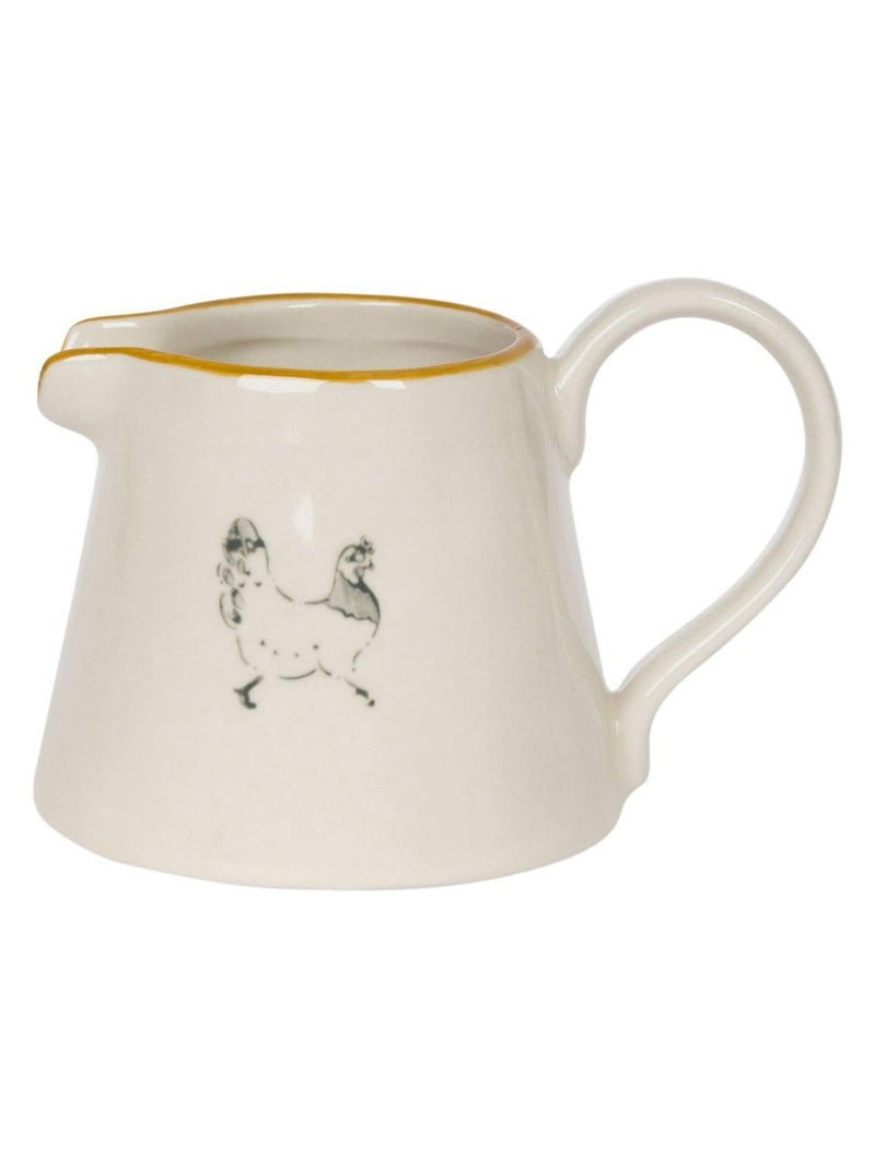 Sophie Allport mini stoneware jug chicken design (British brand)