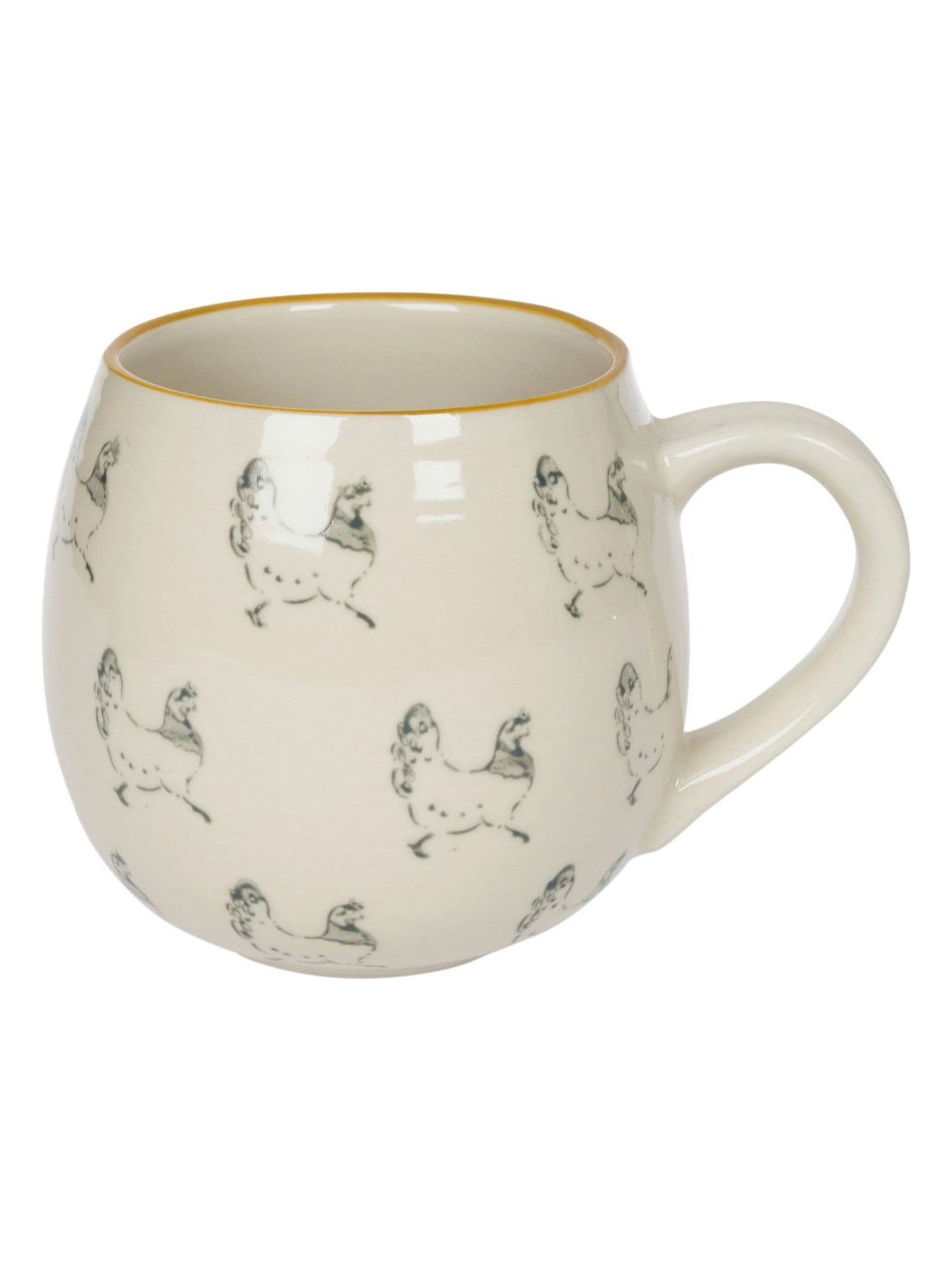 Sophie Allport stoneware mug with chicken design 500ml (British brand)