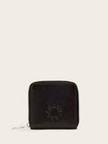 AllSaints brown Arlo zip leather wallet (British brand)