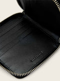 AllSaints brown Arlo zip leather wallet (British brand)