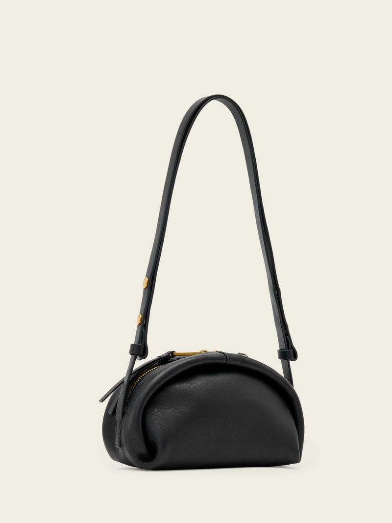 AllSaints Black Rosalie Arc cross-body bag, UK version