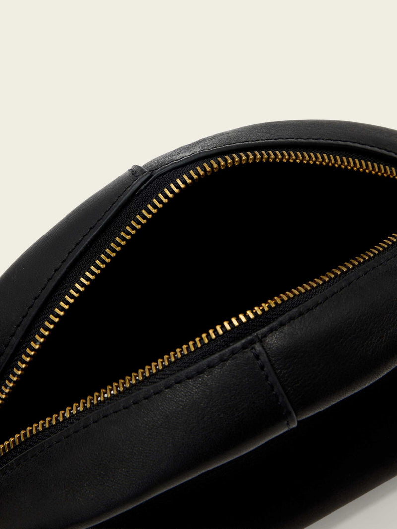 AllSaints Black Rosalie Arc cross-body bag, UK version