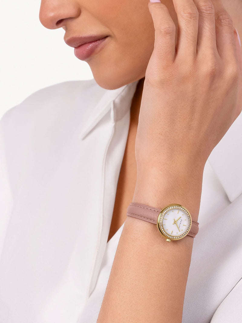 Radley watch pink leather strap, UK version