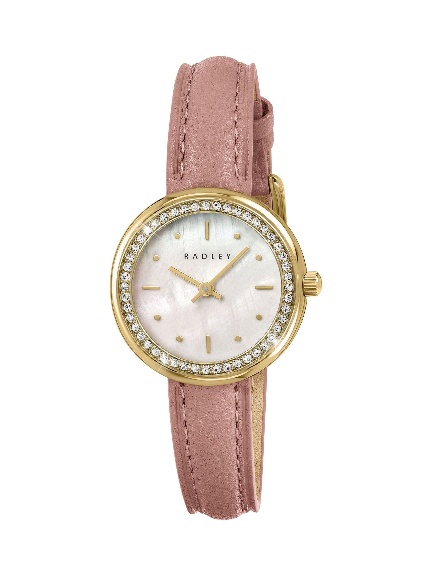 Radley watch pink leather strap, UK version