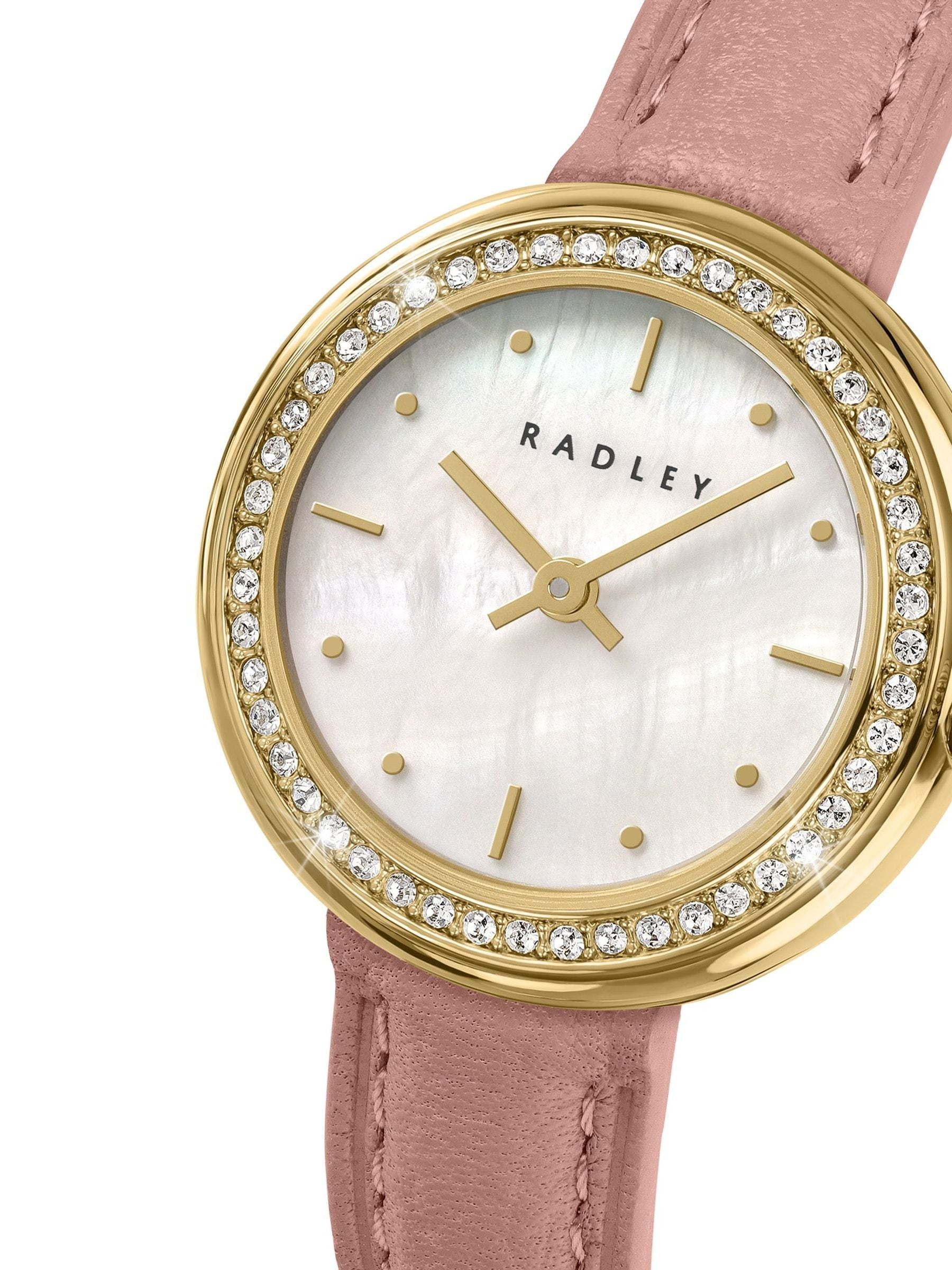 Radley watch pink leather strap, UK version