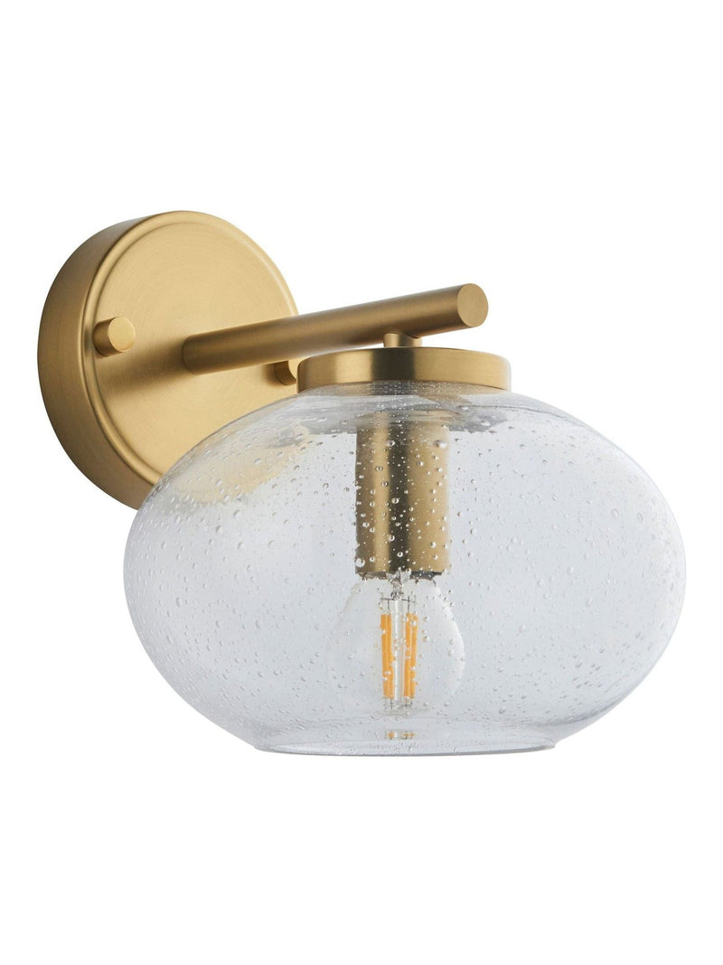 Gallery Home Jace wall light in warm brass (British brand)