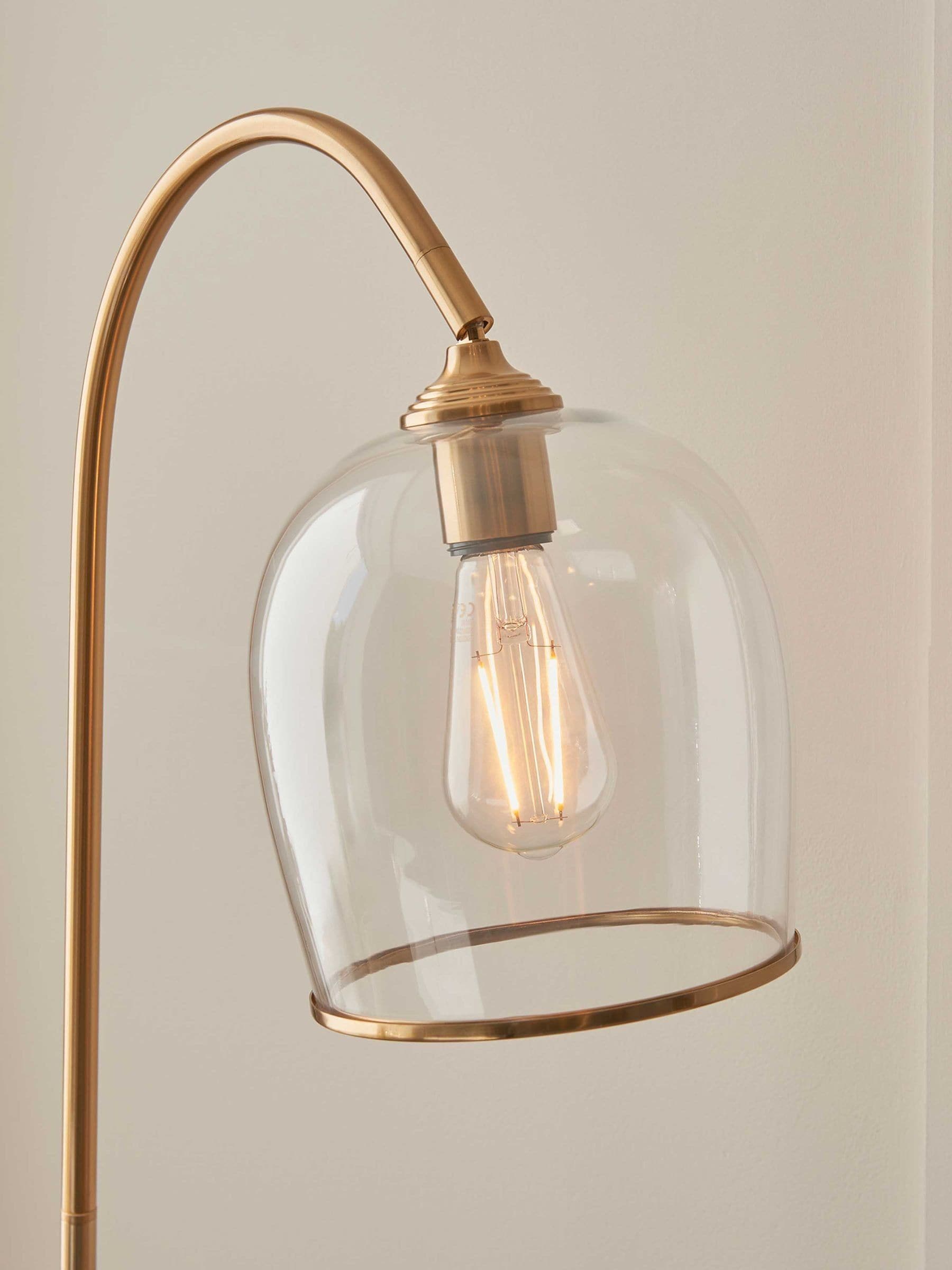 Gallery Home Ashton Floor Light aged brass, UK version