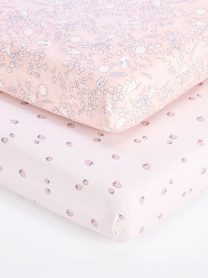 Tutti Bambini cot fitted sheets 2 pack (British brand)