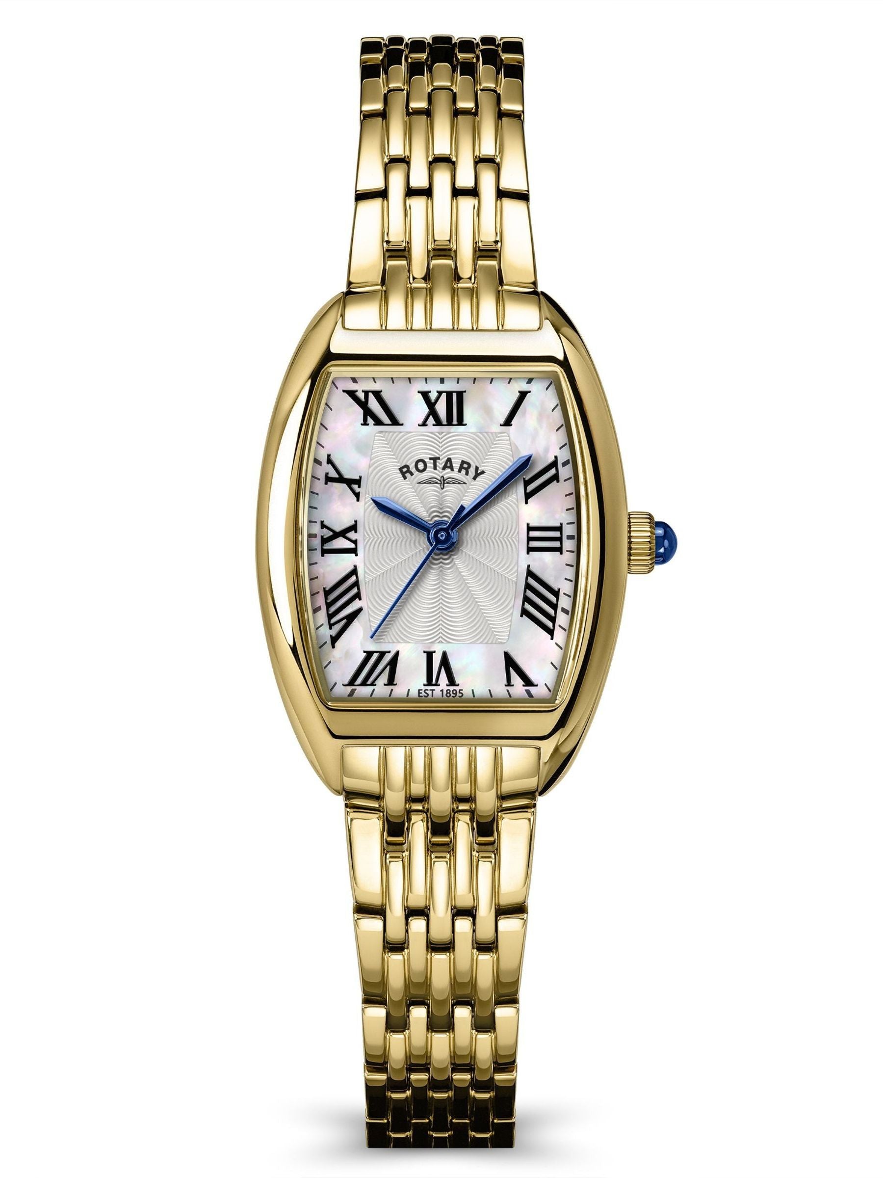 Rotary Heritage Astoria mother-of-pearl dial gold watch (British brand)