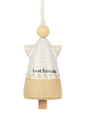 Widdop ceramic mini angel bell friend 21cm, imported from the UK