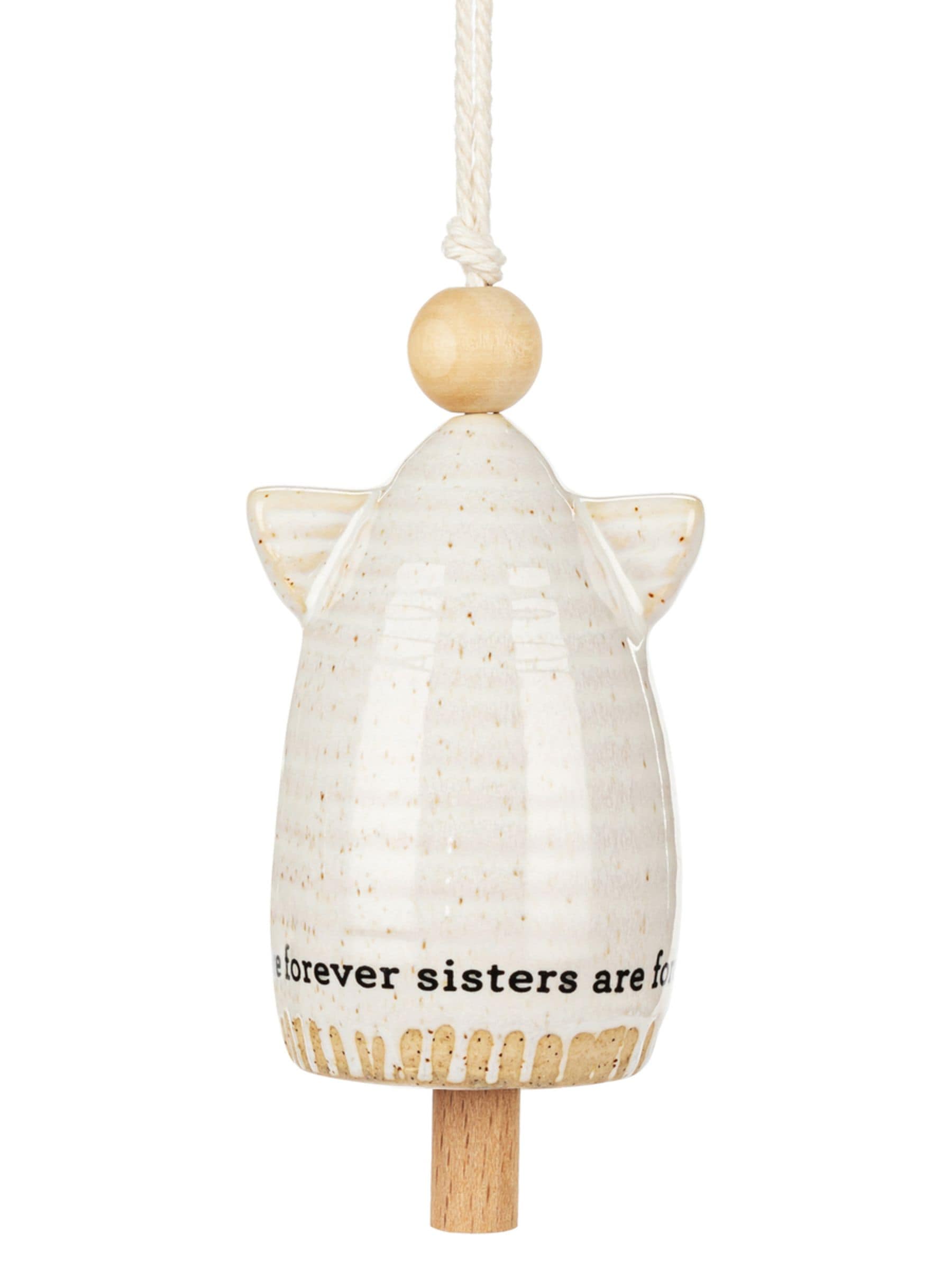 Widdop Cream Sister Mini Angel Bell 21cm - British product