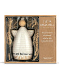 Widdop Cream Sister Mini Angel Bell 21cm - British product