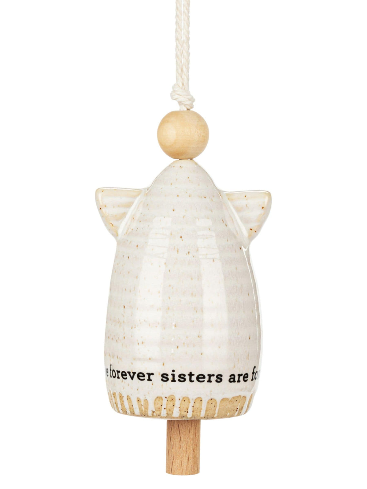 Widdop Cream Sister Mini Angel Bell 21cm - British product