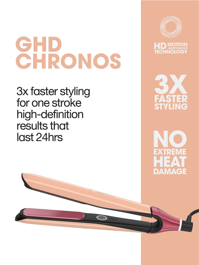 ghd Chronos hair straightener Sun-Kissed Peach (British brand)