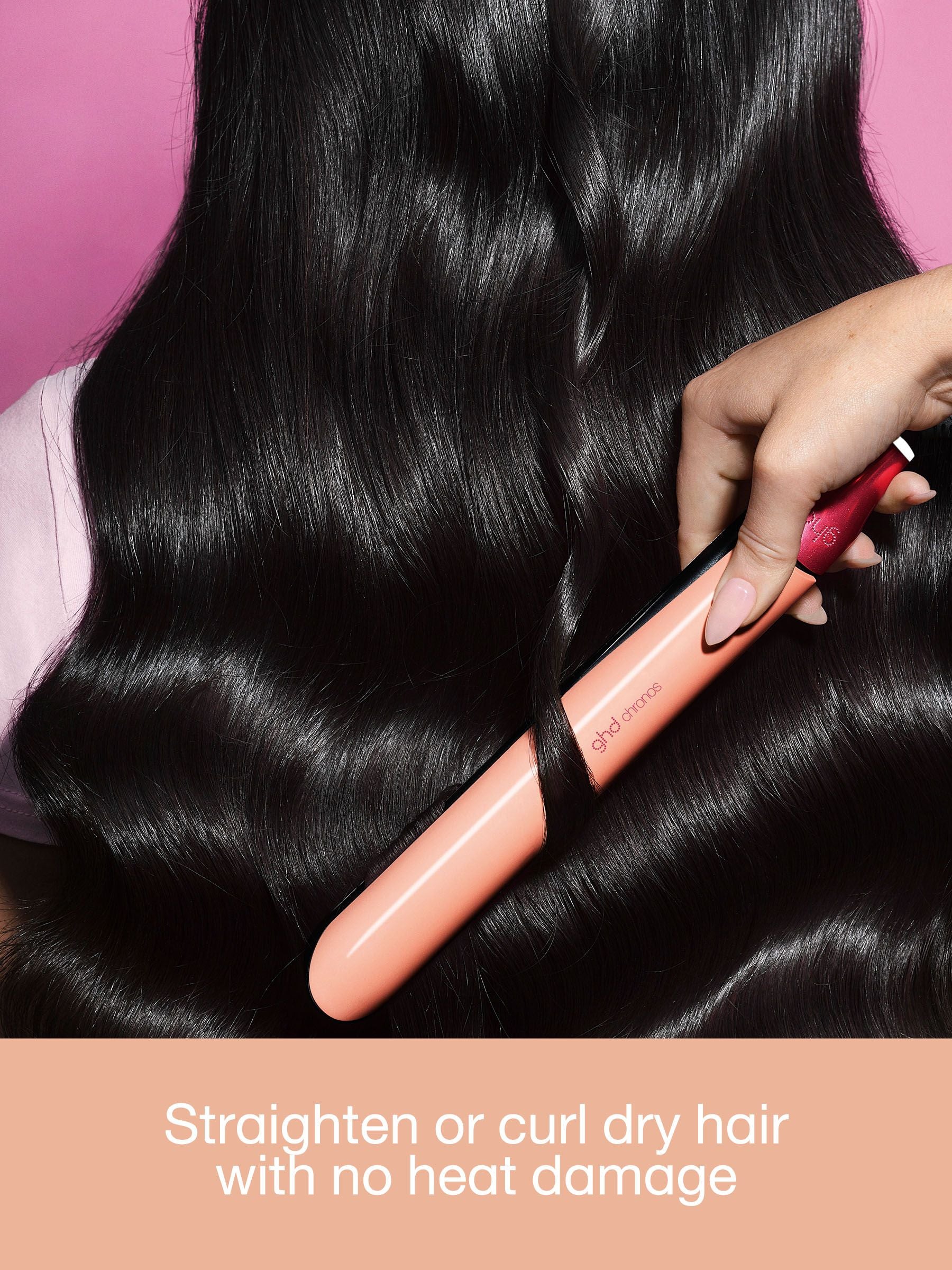 ghd Chronos hair straightener Sun-Kissed Peach (British brand)