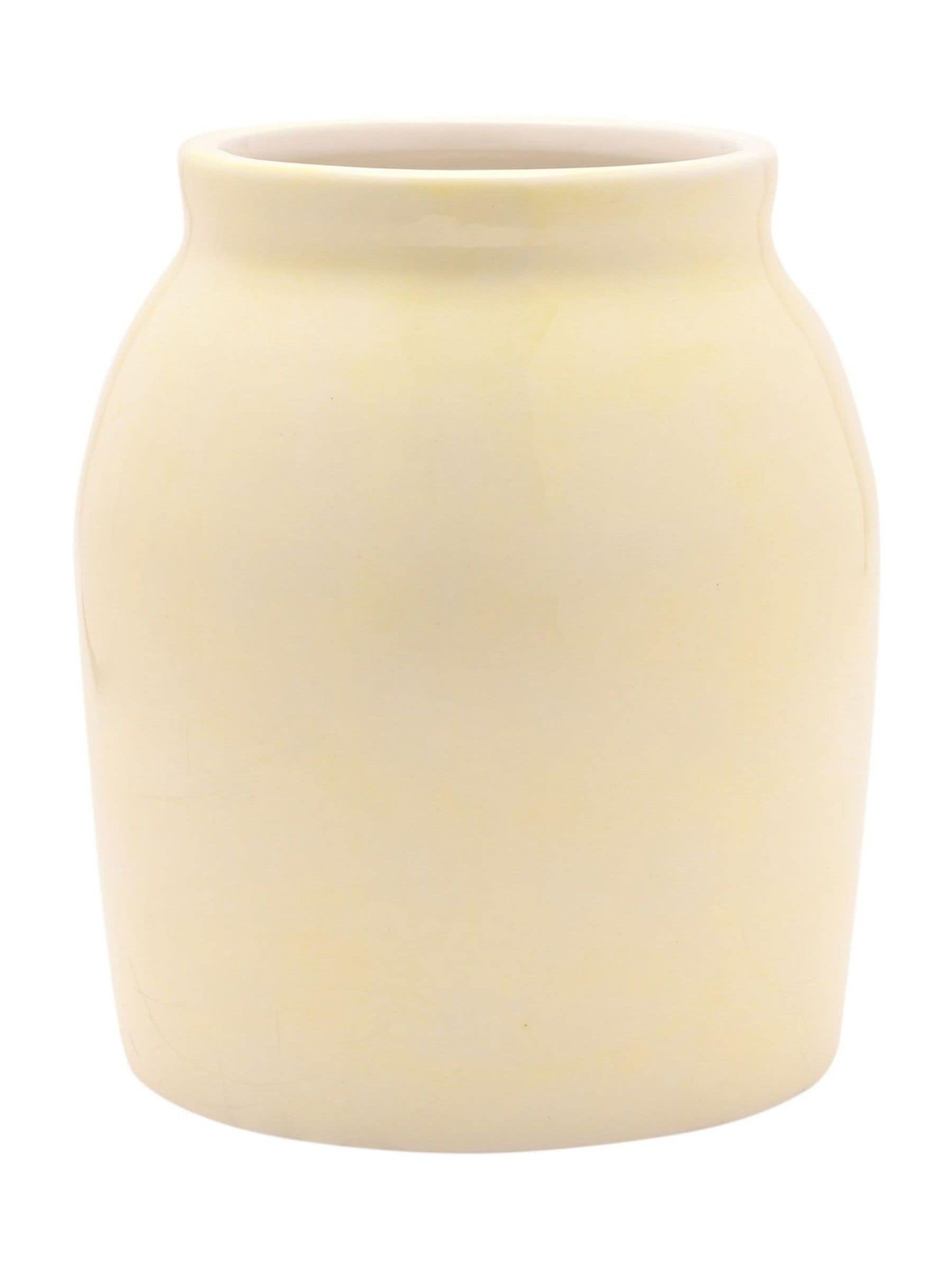Widdop handpainted sunflower vase white 16cm (British brand)