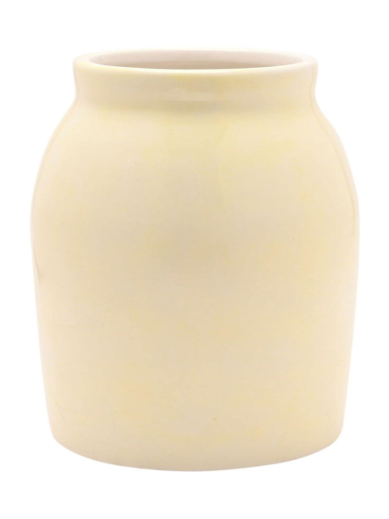 Widdop handpainted sunflower vase white 16cm (British brand)