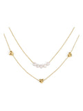 Radley necklace pearl and heart charms - British product