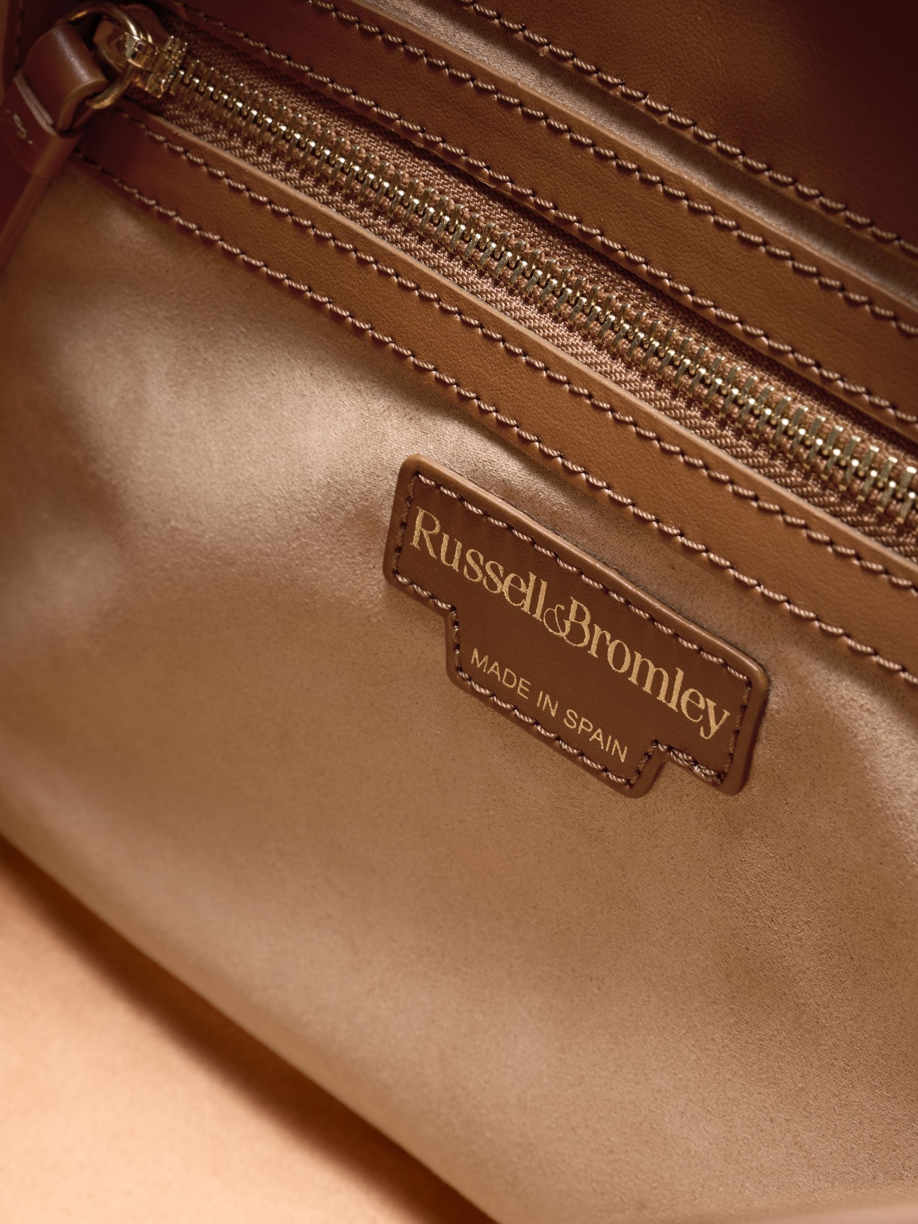 Russell & Bromley Brown Counter Shoulder Bag (British brand)