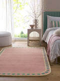 Origin Rugs Pink Borderline Wool Rug