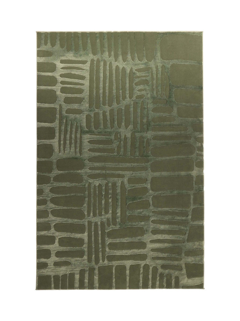 Origin Rugs Green Pathway rug, imported from the UK