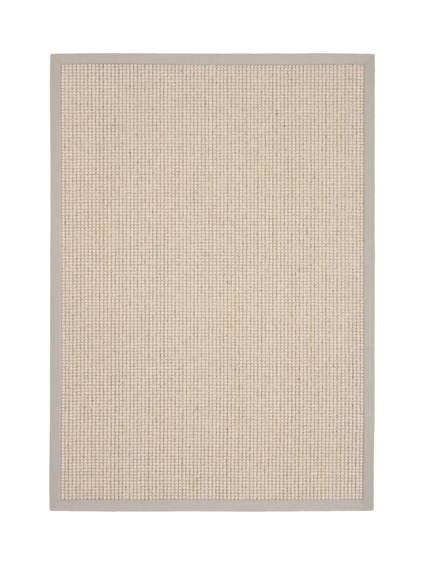 Origin Rugs soft grey sisal boucle rug, imported from the UK