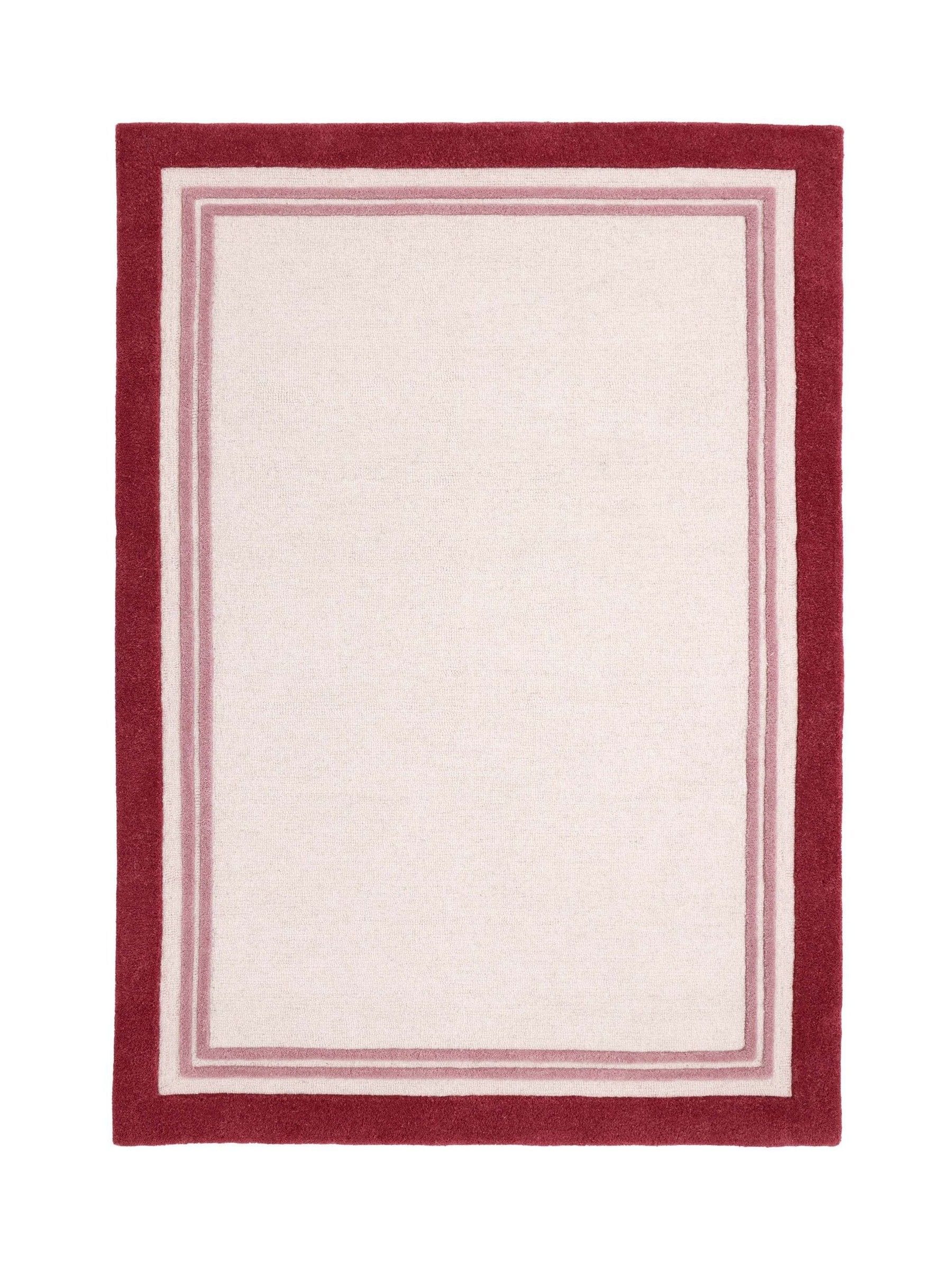 Origin Rugs Raspberry Piper wool rug, imported from the UK