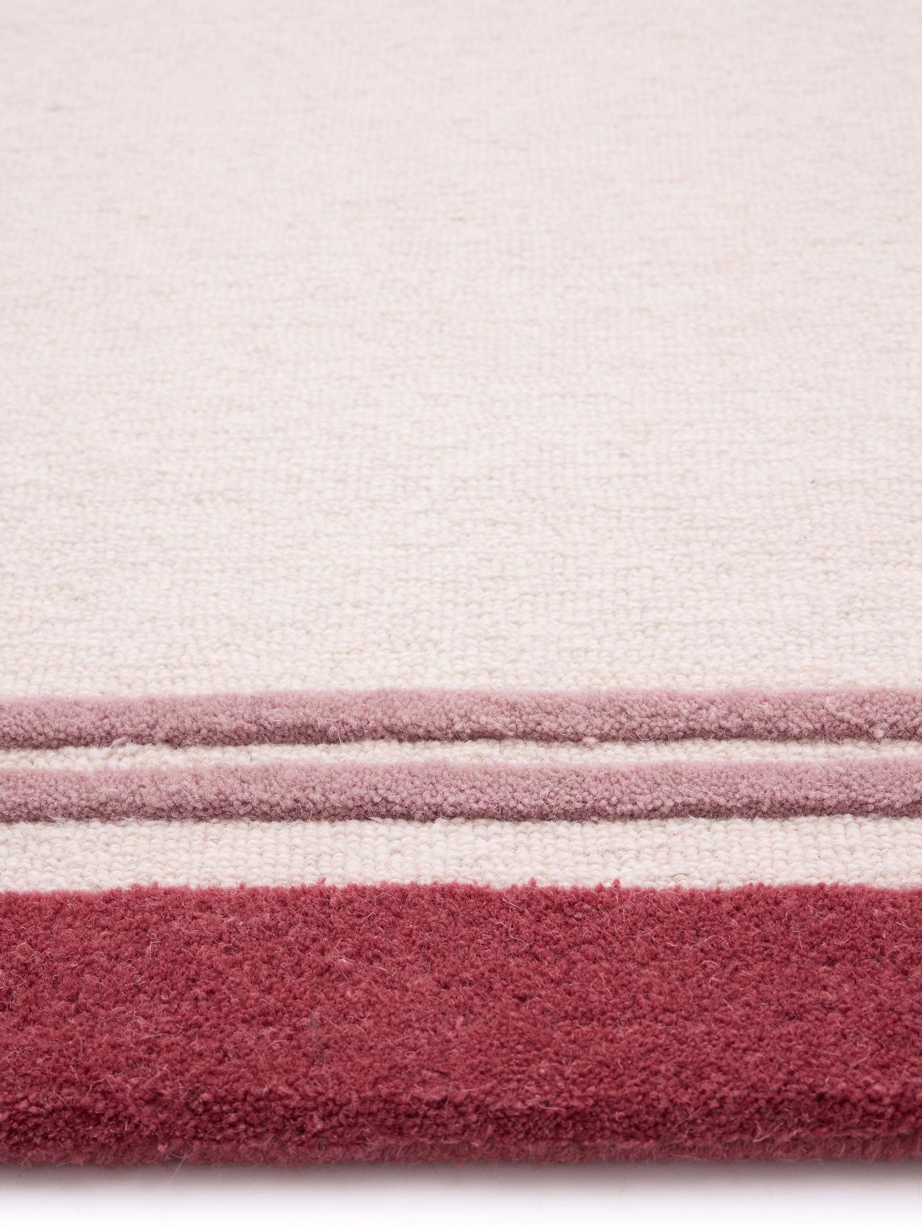 Origin Rugs Raspberry Piper wool rug, imported from the UK
