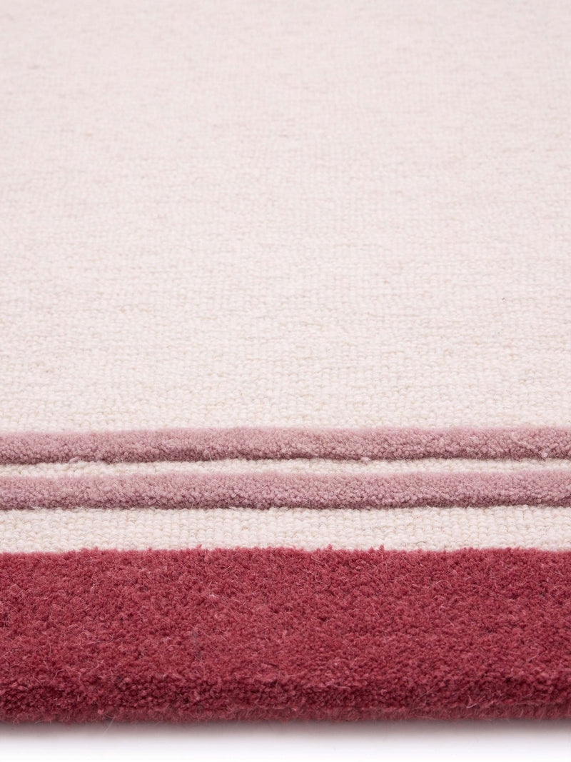 Origin Rugs Raspberry Piper wool rug, imported from the UK