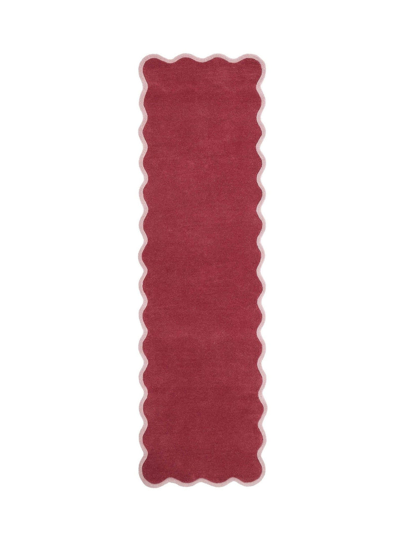 Origin Rugs Coral Lilac Scalloped Elsie Runner