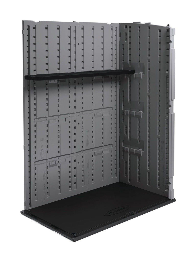 Suncast black shelf kit for Hamilton XL storage cabinet, imported from the UK