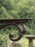 Dibor brown cast iron hanging basket bracket 33cm (British brand)
