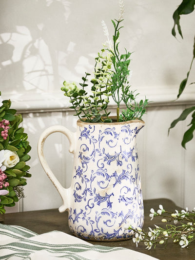 Next Dibor Blue Botanical Pitcher Jug Large- Buy online at McGrocer