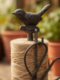 Dibor brown vintage cast iron twine dispenser, UK version