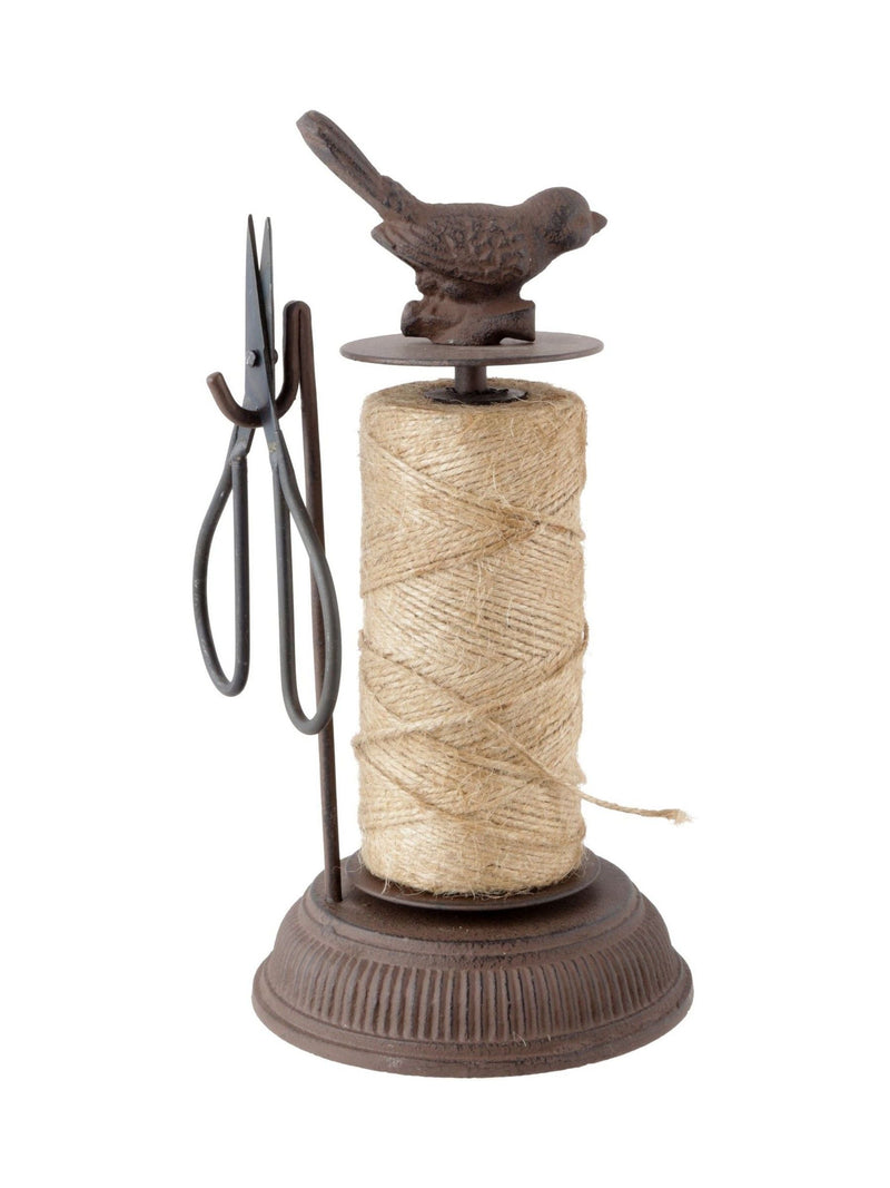 Dibor brown vintage cast iron twine dispenser, UK version