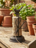 Dibor brown vintage cast iron twine dispenser, UK version
