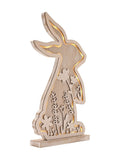 Widdop Wooden Bunny LED Light 32cm - British product