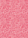 Hoopla Walls wallpaper raspberry squiggle design 10m, UK version