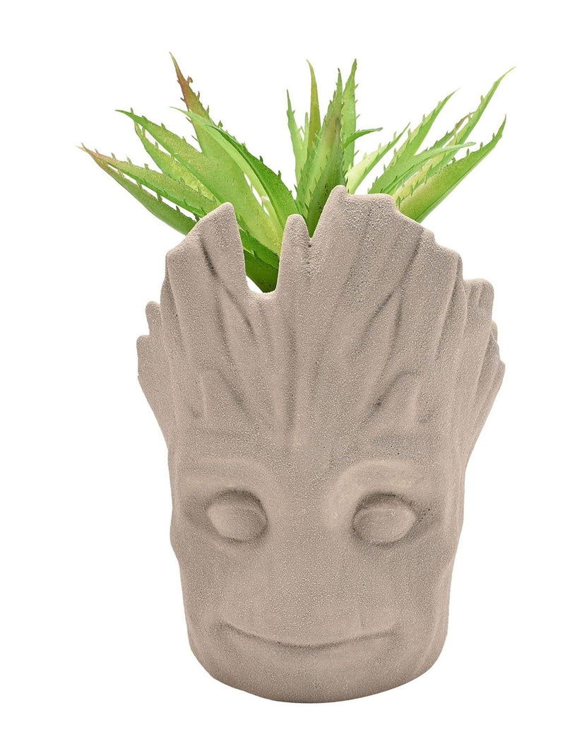 Marvel Groot planter with faux plant stone-effect finish, UK version