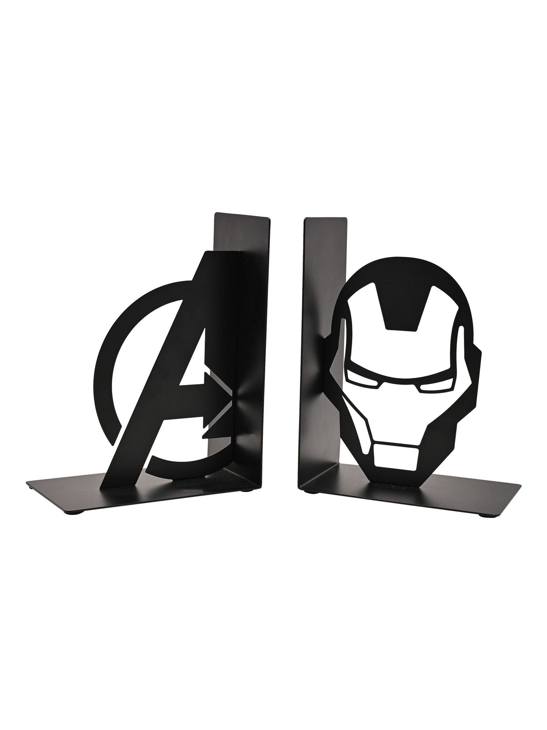 Marvel Black Iron Man metal bookends - British product